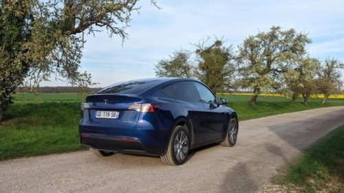 Tesla Model Y // Source : Raphaelle Baut pour Numerama