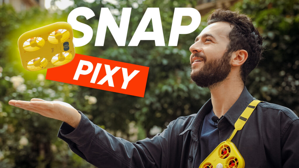 On a testé SNAP PIXY : le DRONE de Snapchat qui VOLE TOUT SEUL