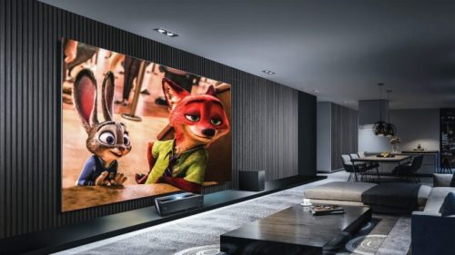 Zootopia sortant d'un écran de télévision. // Source : Unsplash/Chauhan Moniz