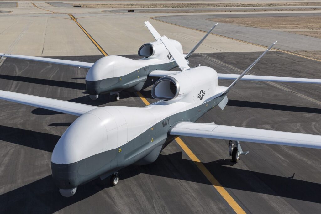 Le Global Hawk, un modèle haute altitude longue endurance, de l'armée américaine. // Source : US NAVY