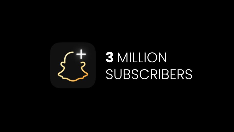 Image envoyée par Snapchat pour fêter ses 3 millions d'abonnés. // Source : Snap