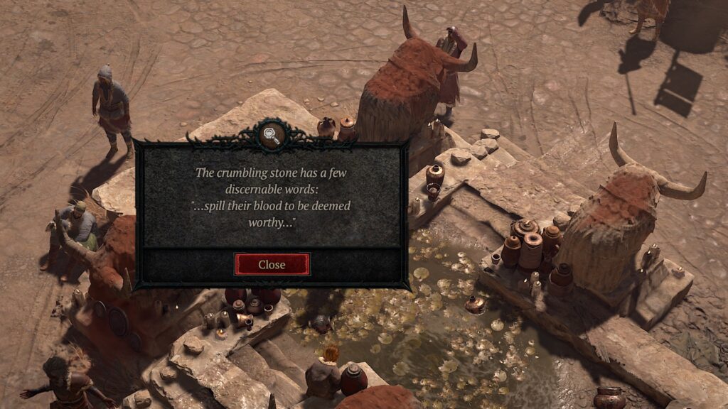 Le niveau des vaches dans Diablo IV // Source : Imgur