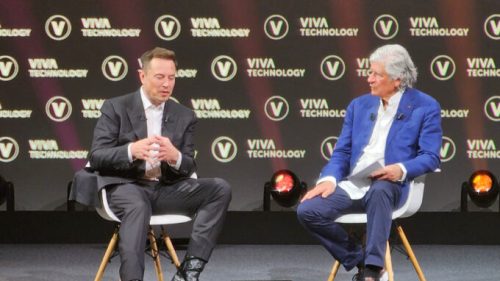 Elon Musk à Vivatech // Source : Numerama