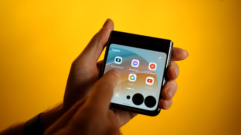 Toutes les applications Android peuvent être lancées sur le Razr 40 Ultra. Certaines sont mal adaptées, mais la plupart fonctionnent. // Source : Thomas Ancelle / Numerama