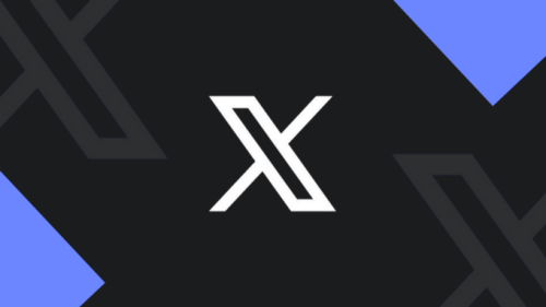 Le logo de X, nouveau nom du réseau social Twitter, renommé par Elon Musk // Source : Numerama