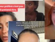 La tendance "ton influenceur préféré n'est pas celui qu'il prétend être » sur TikTok // Source : Montage Numerama 