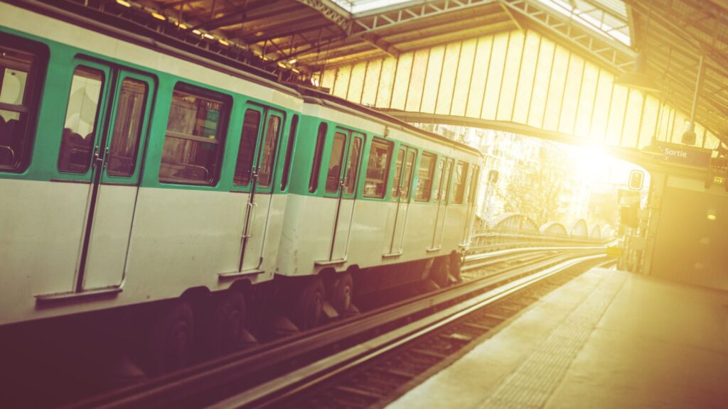 Un métro parisien. // Source : Canva