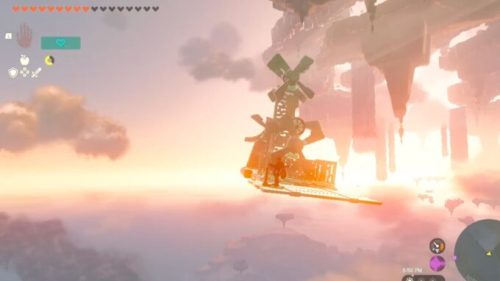 Un avion qui peut voler à l'infini dans Zelda: Tears of the Kingdom // Source : Reddit 