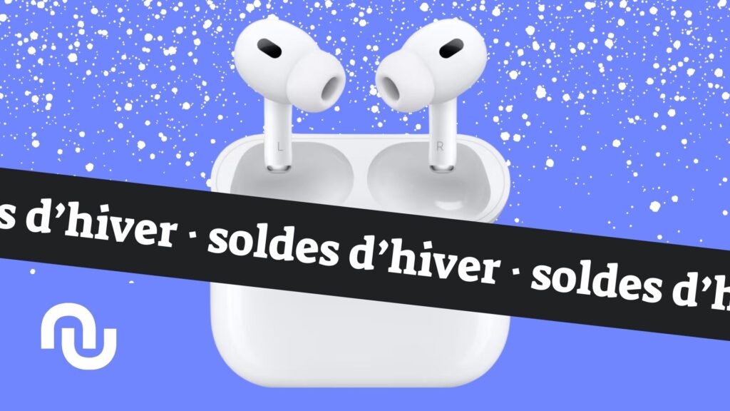 Les Apple AirPods Pro 2 sont soldé à -20%  // Source : montage Numerama