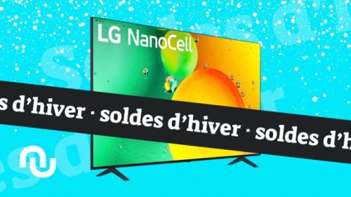 Lg nanocell 75" // Source : Montage Numerama