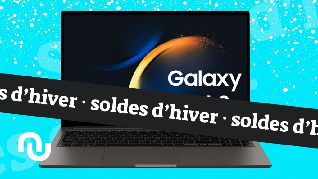 L'ordinateur portable Samsung Galaxy Book 3 devient intéressant pendant les soldes // Source : montage Numerama