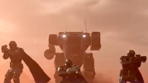 Les méchas dans Helldivers 2 // Source : Twitter