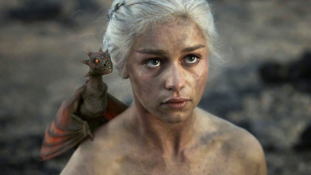 Daenerys (Emilia Clarke) dans Game of Thrones. // Source : HBO