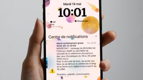 Un message FR-Alert. // Source : Canva, capture Numerama