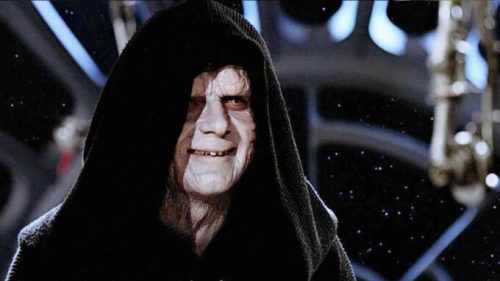 Palpatine, figure du mal dans Star Wars. // Source : Lucasfilms