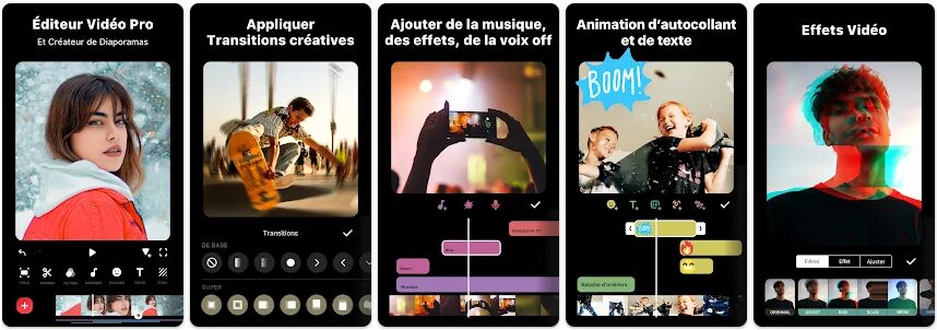 Inshot, pour le montage vidéo, la retouche photo et les collages