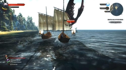 Courses de bateaux dans The Witcher 3 // Source : Nexus Mods