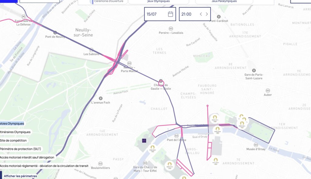 Les voies côté ouest // Source : Capture d'écran Numerama