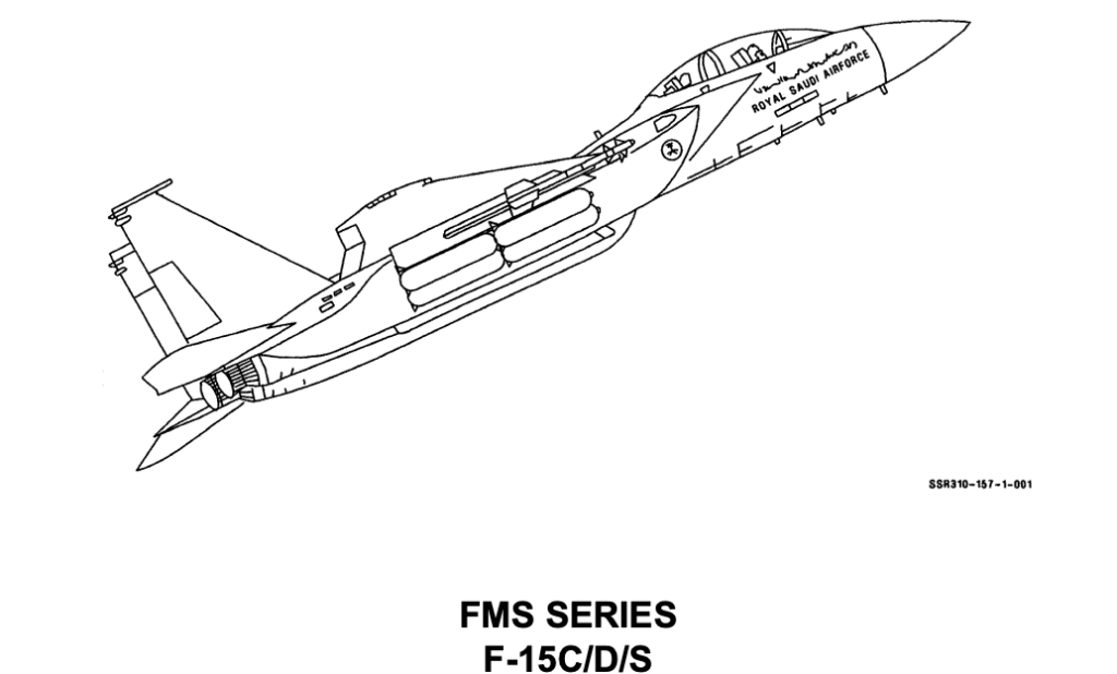 Le fichier sur le F-15 livré à l'Arabie Saoudite. // Source : Numerama