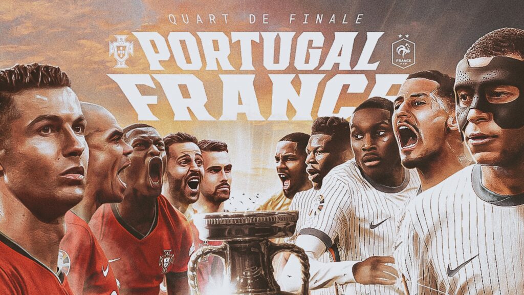 France versus Portugal // Source : Twitter EDF