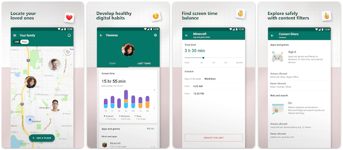 Microsoft Family safety // Source : Microsoft