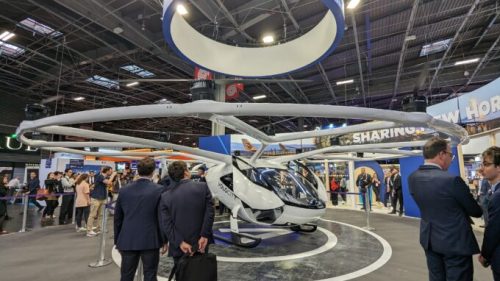 Le Volocity de Volocopter à Vivatech // Source : Raphaëlle Baut pour Numerama