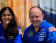 Barry Wilmore et Sunita Williams // Source : NASA/Isaac Watson