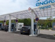 Station de recharge Engie sur autoroute  // Source : Raphaelle Baut pour Numerama