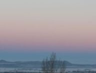 L'ombre de la Terre et la ceinture de Vénus. // Source : Flickr/CC/Kit Case (photo recadrée)