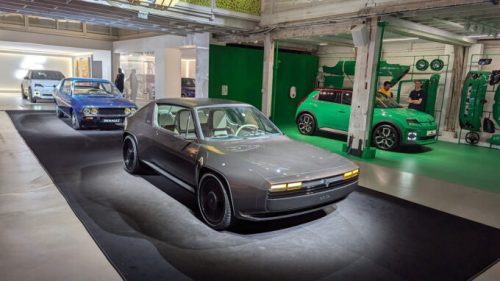 Renault R17 electric restomod x 0ra Ïto // Source : Raphaelle Baut pour Numerama 