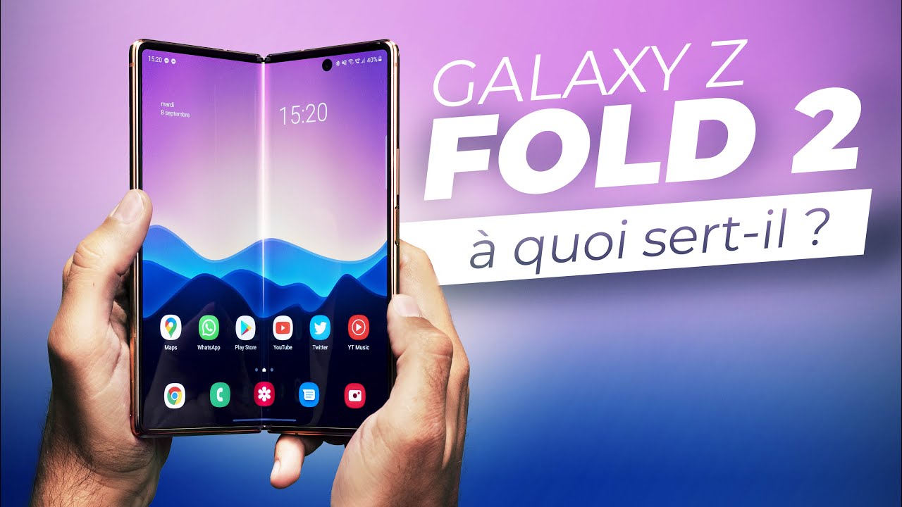 À quoi ça sert un smartphone pliant ? (Test du Samsung Galaxy Z Fold 2)