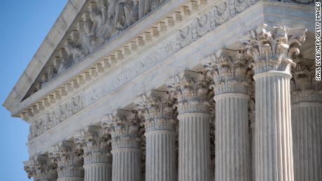 The US Supreme Court is seen in Washington, DC, on May 4, 2020.