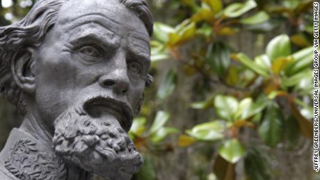 Lieutenant General Nathan Bedford Forrest bust at Old Live Oak Cemetery. (Photo by: Jeffrey Greenberg/Universal Images Group via Getty Images)