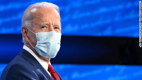 Democratic Presidential candidate and former US Vice President Joe Biden participates in an ABC News town hall event at the National Constitution Center in Philadelphia on October 15, 2020. (Photo by JIM WATSON / AFP) (Photo by JIM WATSON/AFP via Getty Images)