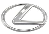 ファクトリーダイレクト (FACTORY DIRECT) EM-LS600-06 63x45mm Lマーク エンブレム Lexus レクサス クロームメッキエンブレム ハイパークローム仕上げ