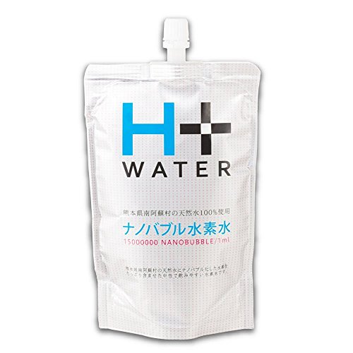 高濃度水素水 南ASOの水素水 シリカ55㎎/l H+WATER ナノバブル製法 （330ml×30本セット）《H+30 》