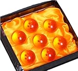 ドラゴンボール（DRAGON BALL）水晶 ドラゴン 龍球 7個セット　クリスタル 4.5ｃｍ コスプレ グッズ 小道具 運気 改善 風水 神龍召喚