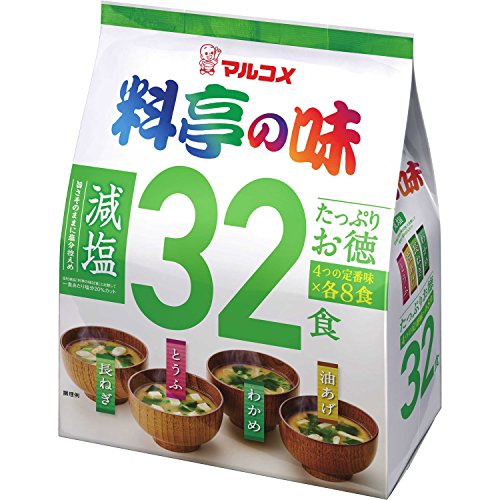 マルコメ たっぷりお徳料亭の味 減塩 32食