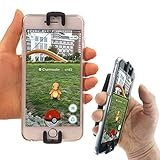 ポケモンGO ポケモンゴー 攻略 ゲット - WiLLBee CLIPON (黒) Pokemon Go スマホ ハンド バンド ホルダー リング - Xperia iPhone 6S 6 Plus