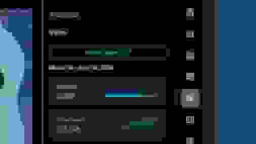 Panel de análisis de video de Vimeo que muestra el total de espectadores, las vistas y el porcentaje promedio de visualización de un videoclip.