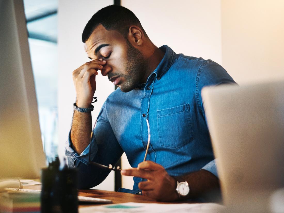 a man experiencing Excessive sleepiness