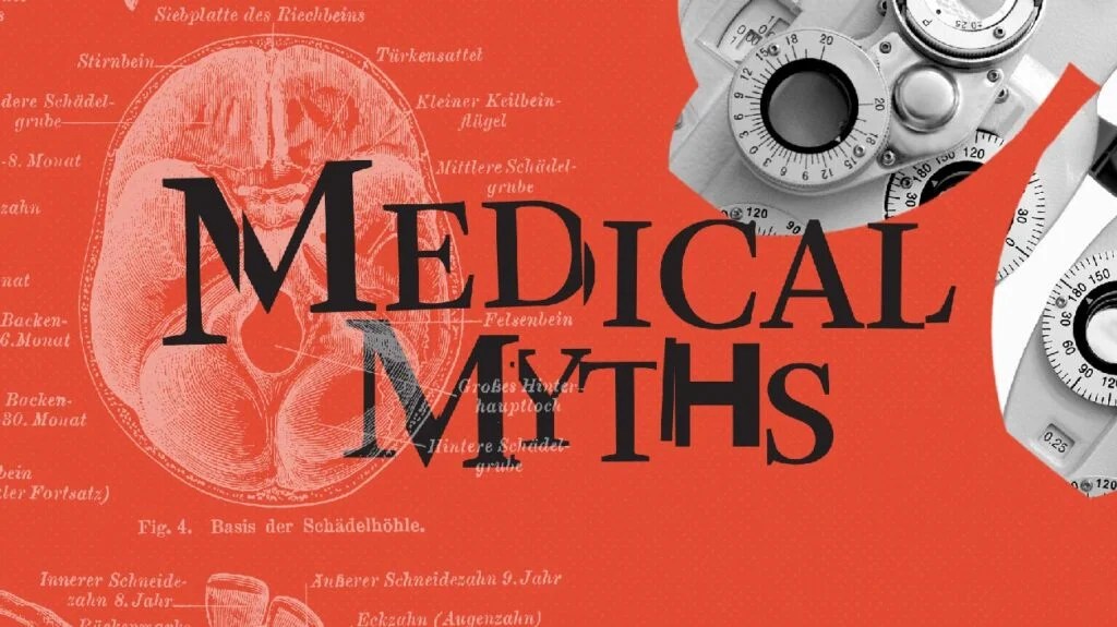 Medical Myths logo in red