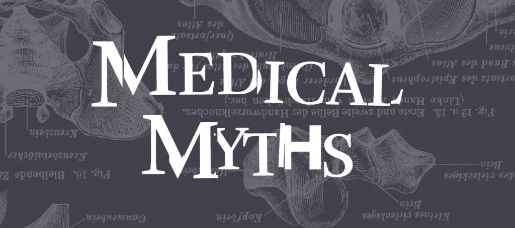 Medical myths logo dark grey