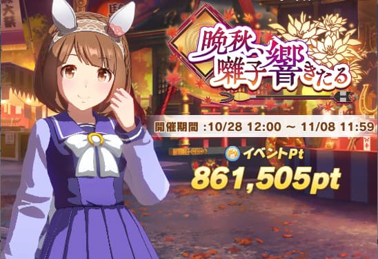 【ウマ娘】イベントpt　２０分で５万pt稼ぐ方法