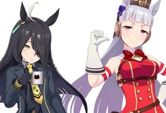 【ウマ娘】ハイテンションのカフェとゴルシ貼る