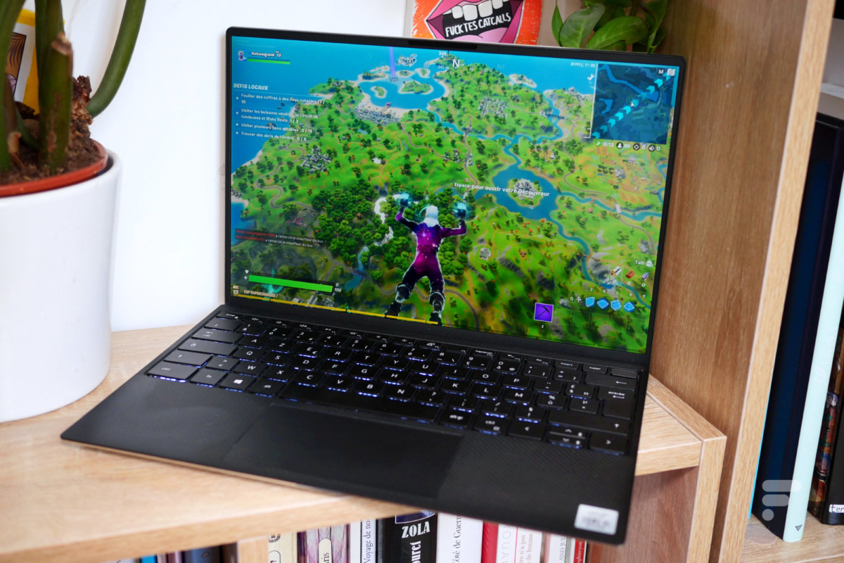 Fortnite sur le Dell XPS 13 2020