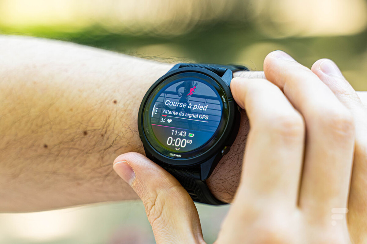 La connexion GPS de la Garmin Forerunner 265