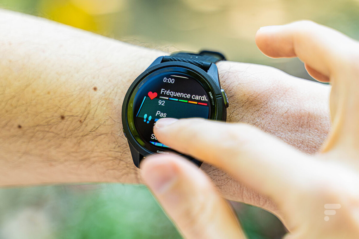 La Garmin Forerunner 265 peut se contrôler au tactile