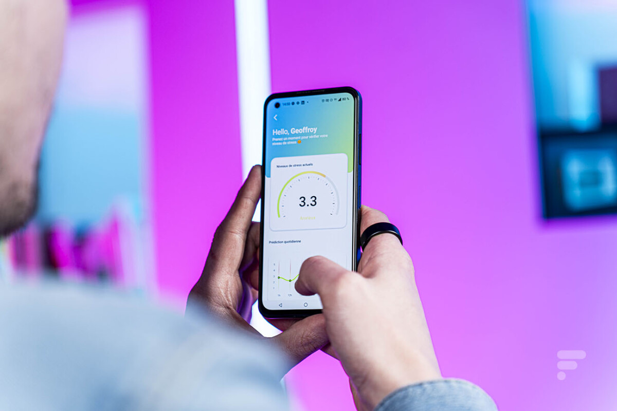 Le suivi de stress de la Circular Ring Slim