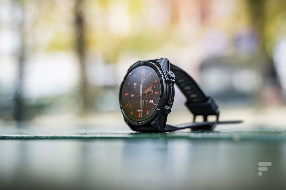 L'écran de la Garmin Fenix 8